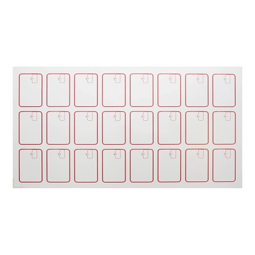 Dual-interface inlay sheet — Antenna terminals landing at a module window
