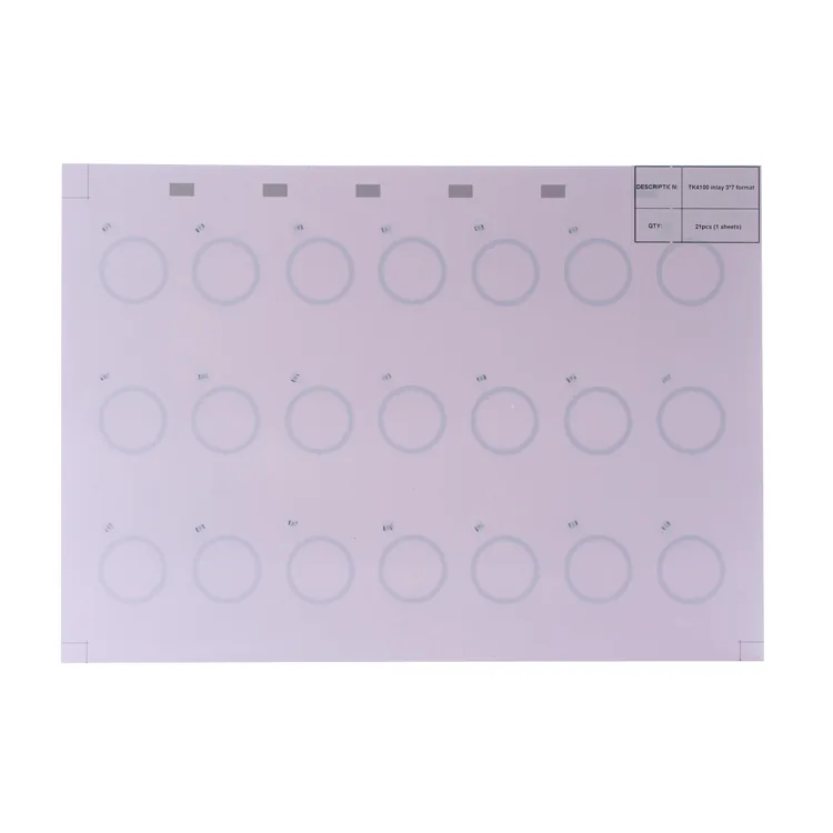 LF Card Inlay (125 kHz) — Card Inlay manufactured by RFIDAK in Shenzhen, China