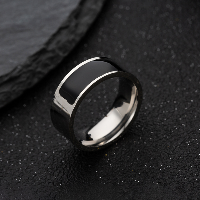 PVD Color Finishes - Multi-Color PVD NFC Ring detail
