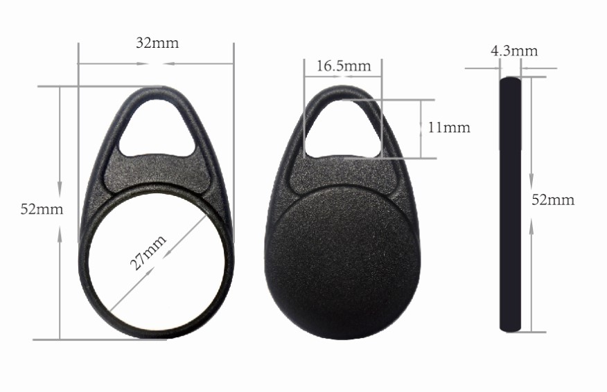 KF004 RFID ABS Keyfob mold