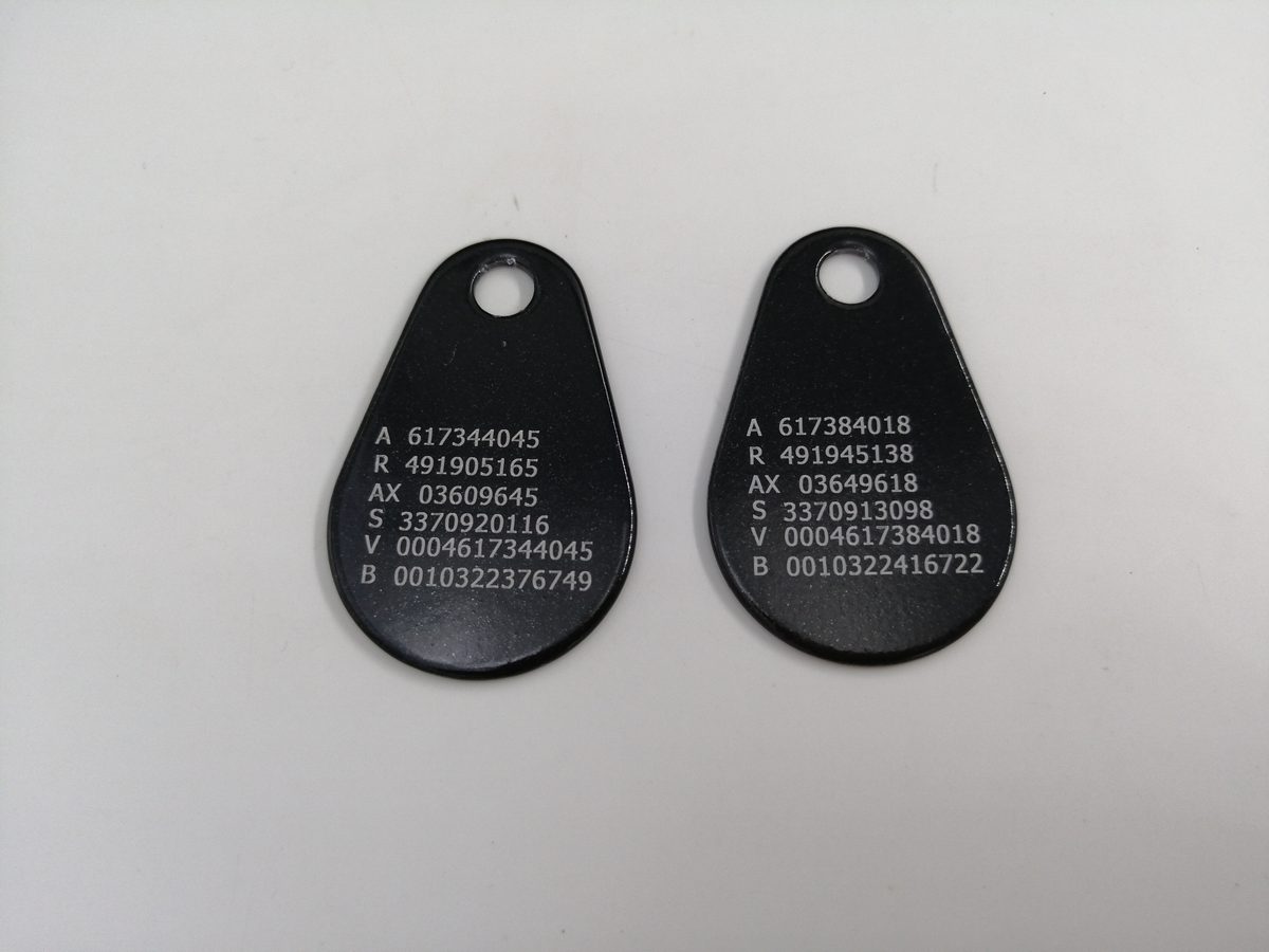 RFID FR4 Glassfiber Keyfob view 2