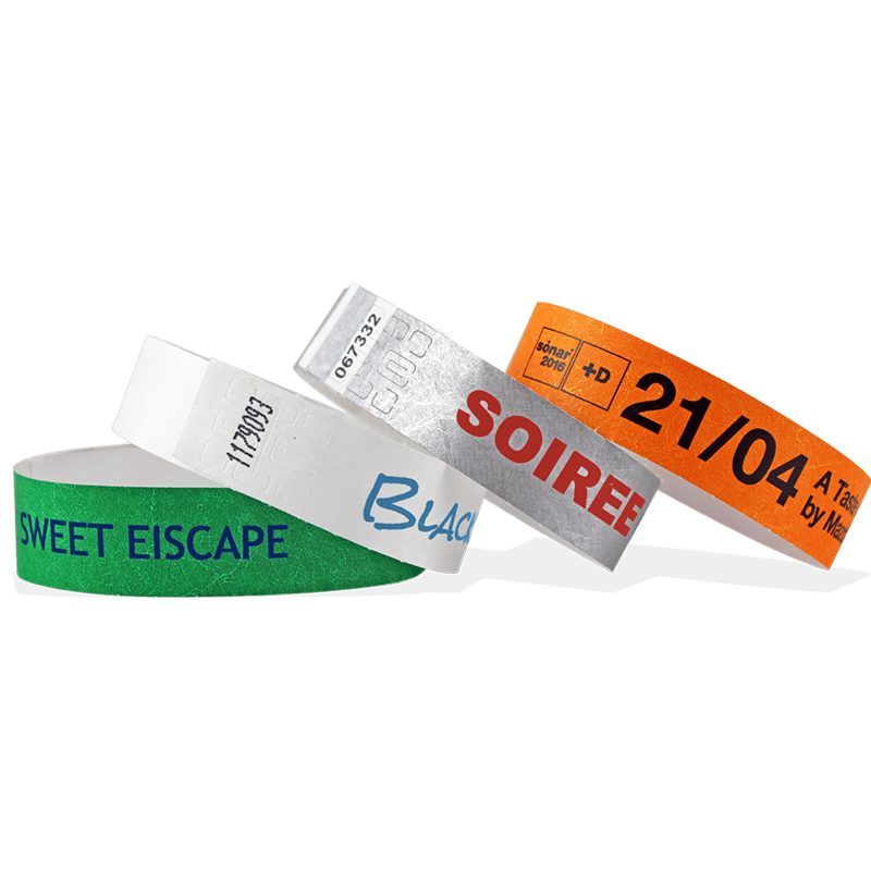 RFID Paper Disposable Wristband — RFID Wristbands manufactured by RFIDAK